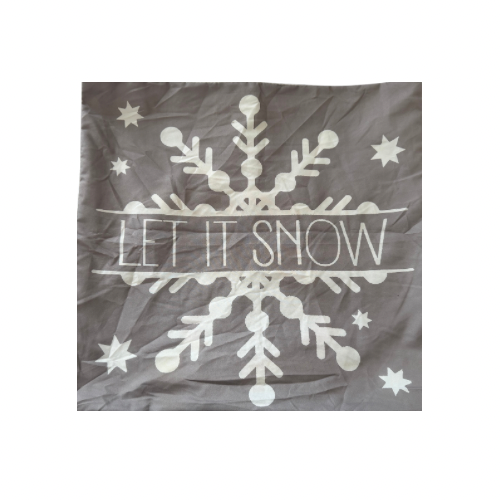 Let It Snow Cushion Cover