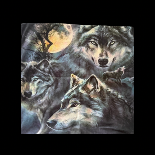 Moonlit Wolf Pack Cushion Cover