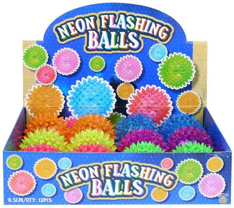 Neon Flashing Balls Sensory Toy